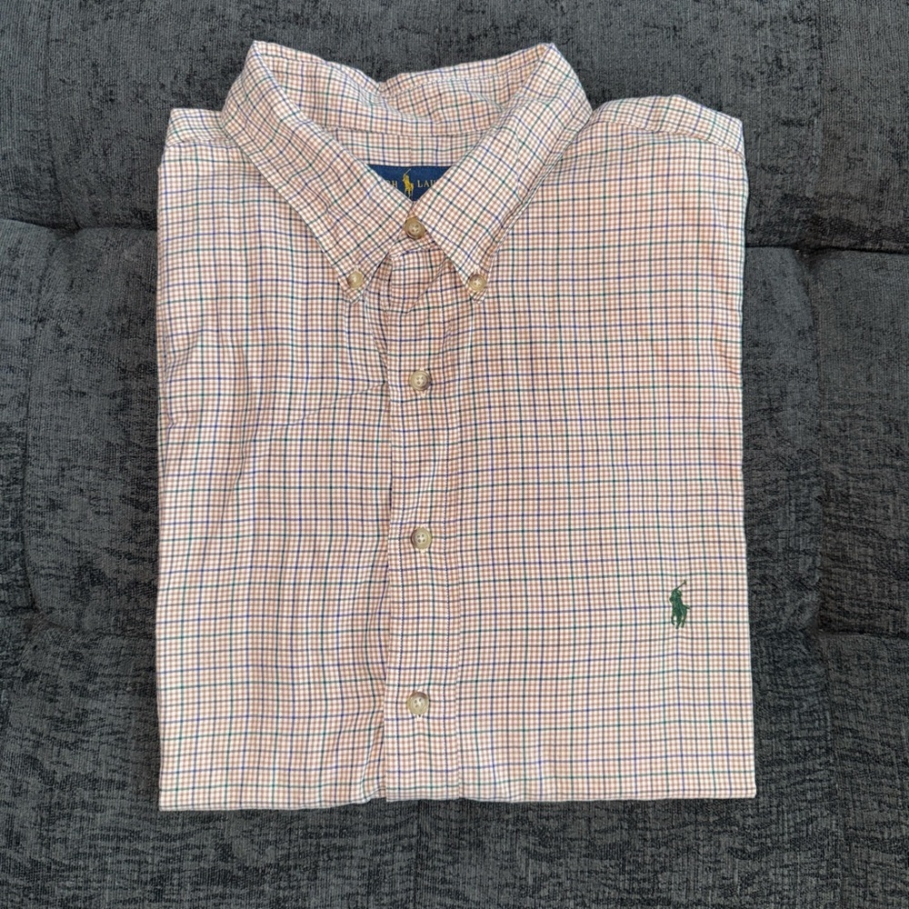 Plaid Polo Ralph Lauren Button Down Dress Shirt